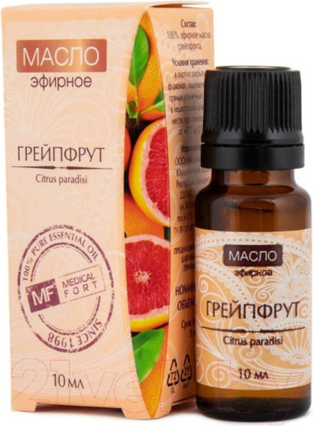 Изображение товара Эфирное масло Medicalfort Грейпфрут (10мл)
