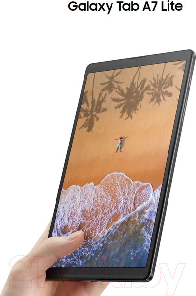 Изображение товара Планшет Samsung Galaxy Tab A7 Lite 64GB LTE / SM-T225NZS (серебристый)