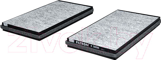 Изображение товара Салонный фильтр Filtron K1160A-2X (угольный, 2шт)