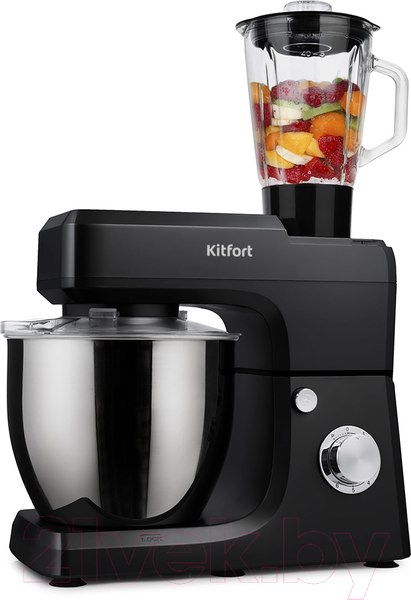 Изображение товара Кухонный комбайн Kitfort KT-1339-3 (черный)