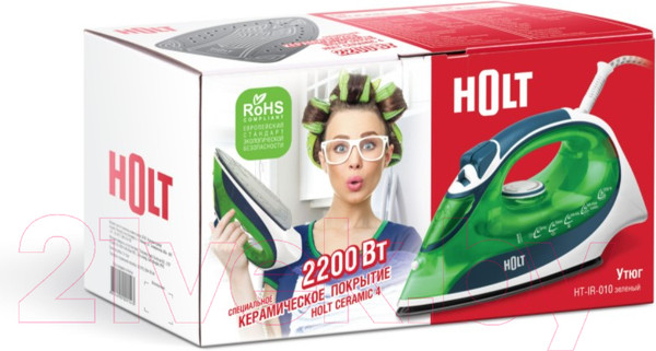 Изображение товара Утюг Holt HT-IR-010 (зеленый)