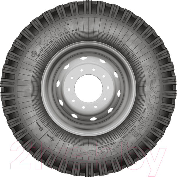 Изображение товара Летняя легкогрузовая шина KAMA Я-245-1 215/90R15C 99N