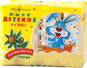 Изображение товара Мыло твердое детское Невская Косметика С чередой (4x100г)