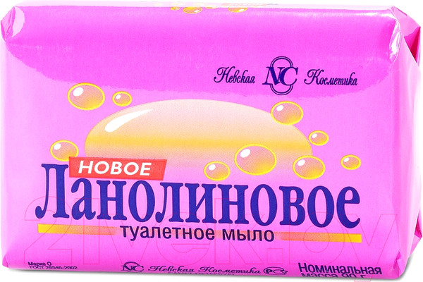 Изображение товара Мыло твердое Невская Косметика Ланолиновое (90г)
