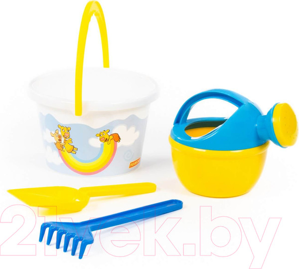 Изображение товара Набор игрушек для песочницы Полесье Оранжевая корова №4 / 83180