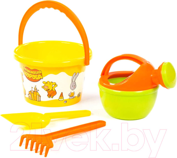 Изображение товара Набор игрушек для песочницы Полесье Оранжевая корова №4 / 83180