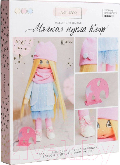 Изображение товара Набор для шитья Арт Узор Интерьерная кукла Клэр / 3548672