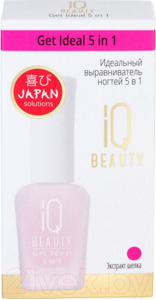 Изображение товара Лак для ногтей IQ Beauty Идеальный выравниватель 5 в 1 (12.5мл)
