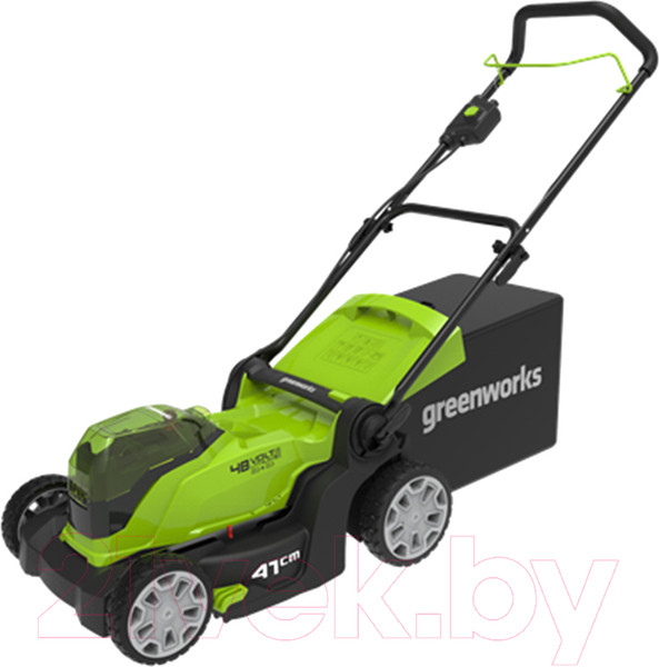 Изображение товара Газонокосилка аккумуляторная Greenworks G24X2LM41 2x24V 41см / 2512607 (без АКБ и ЗУ)