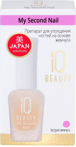 Изображение товара Средство для укрепления ногтей IQ Beauty На основе жемчуга Для утолщения ногтей (12.5мл)