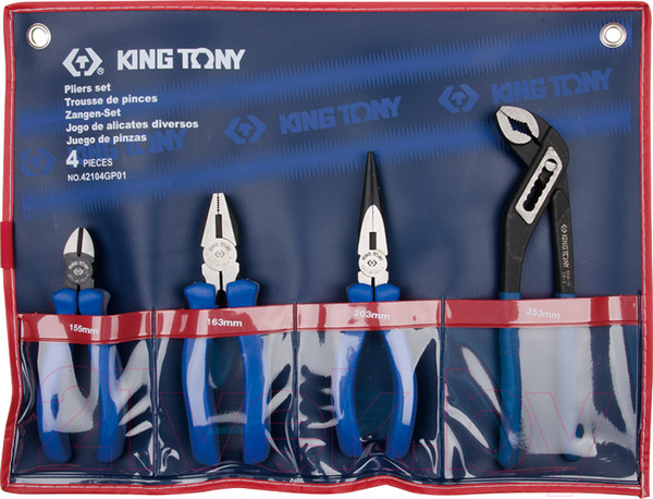 Изображение товара Набор губцевого инструмента King TONY 42104GP01