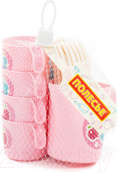 Изображение товара Набор игрушечной посуды Полесье Анюта / 80073