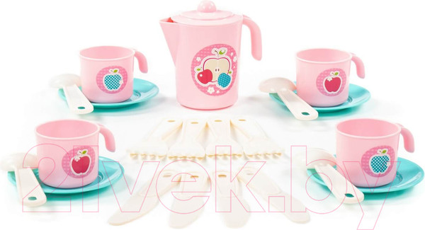 Изображение товара Набор игрушечной посуды Полесье Анюта / 80073