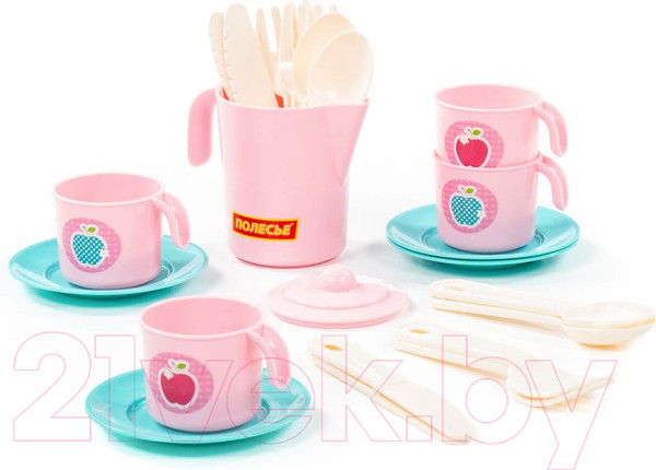 Изображение товара Набор игрушечной посуды Полесье Анюта / 80073