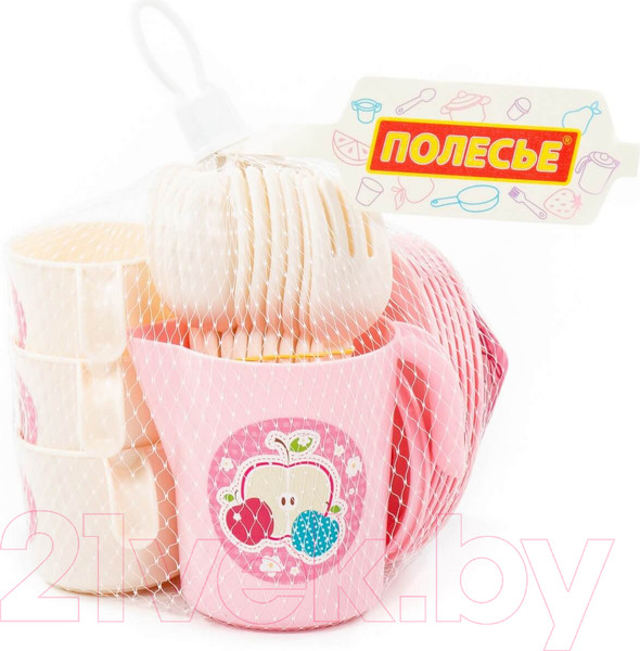 Изображение товара Набор игрушечной посуды Полесье Анюта / 80097