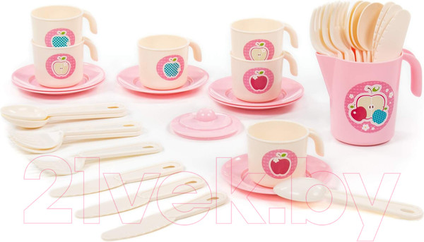 Изображение товара Набор игрушечной посуды Полесье Анюта / 80097
