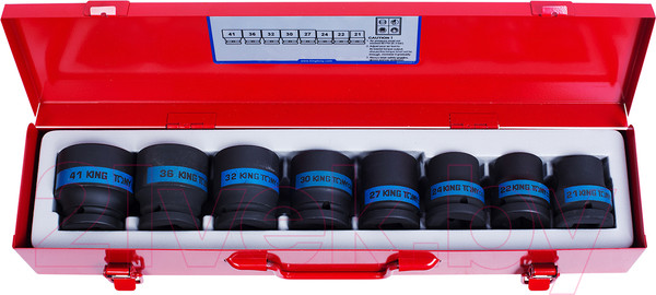 Изображение товара Набор головок слесарных King TONY 6409MP03