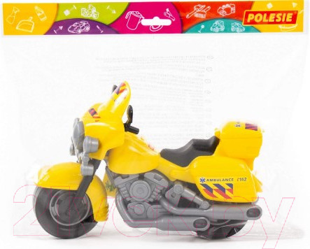 Изображение товара Мотоцикл игрушечный Полесье Скорая помощь / 48097