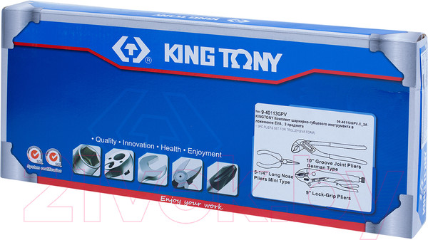 Изображение товара Универсальный набор инструментов King TONY 9-40113GPV