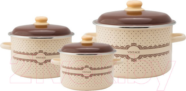 Изображение товара Набор кастрюль Appetite Vintage 6KB191M