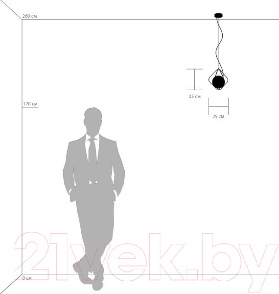 Изображение товара Потолочный светильник Lightstar Globo 803317