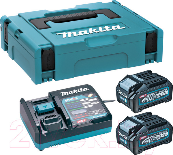 Изображение товара Набор аккумуляторов для электроинструмента Makita PSK MKP1G002+DC40RA (191J99-7)
