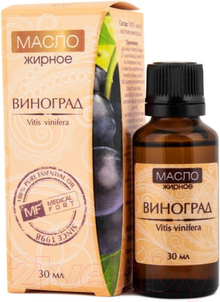 Изображение товара Масло косметическое Medicalfort Жирное Виноград (30мл)
