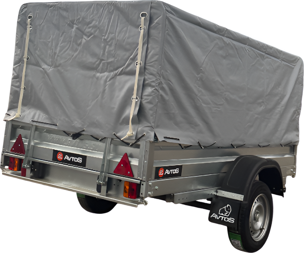 Изображение товара Прицеп для автомобиля Avtos А25М1В (2500x1300x300, R13, ресс. AL-KO, тент 800мм)