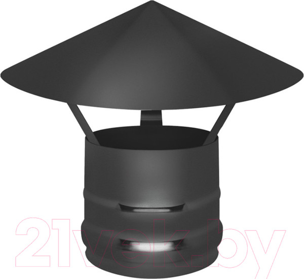 Изображение товара Колпак для труб Везувий д.150 (черный)