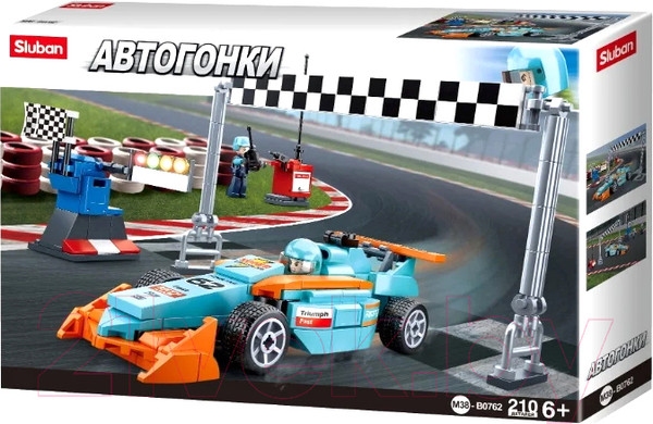 Изображение товара Конструктор Sluban Автогонки / M38-B0762 (210эл)