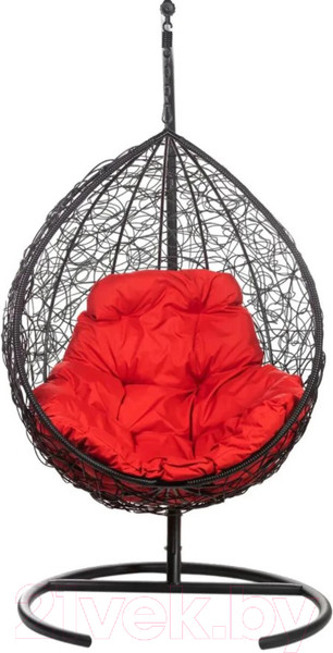 Изображение товара Кресло подвесное BiGarden Tropica Black (красная подушка)