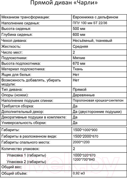 Изображение товара Диван Аквилон Чарли (ультра графит/ультра минт)