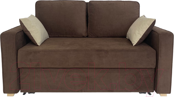 Изображение товара Диван Аквилон Чарли (ультра шоколад/ультра сэнд)