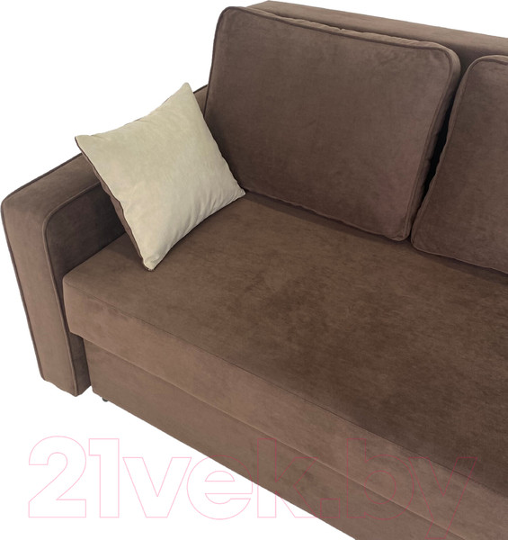Изображение товара Диван Аквилон Чарли (ультра шоколад/ультра сэнд)