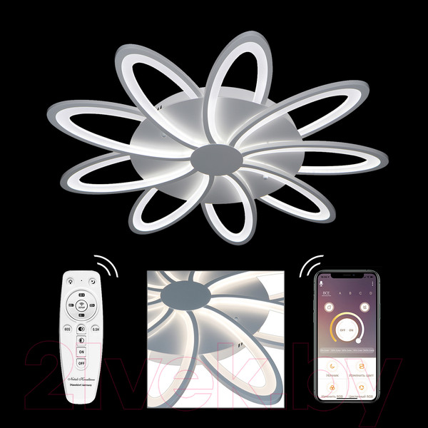 Изображение товара Потолочный светильник Natali Kovaltseva High-Tech Led Lamps 82009 (белый)