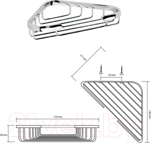 Изображение товара Мыльница Bemeta 106308172
