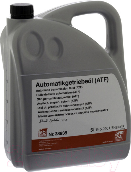 Изображение товара Трансмиссионное масло Febi Bilstein 38935 (5л, желтый)