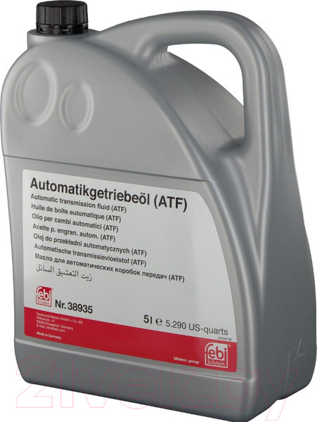 Изображение товара Трансмиссионное масло Febi Bilstein 38935 (5л, желтый)