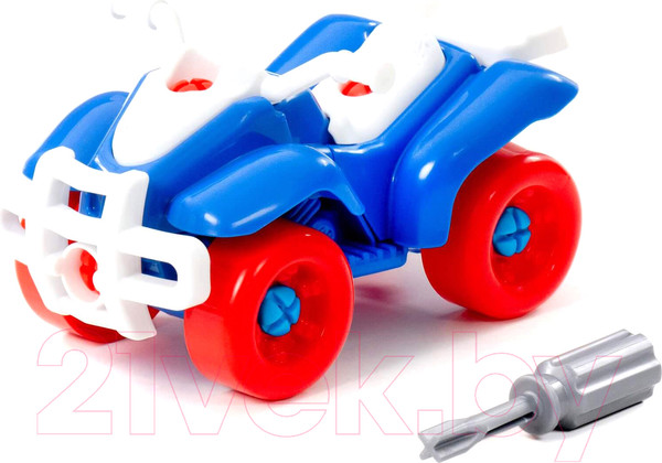 Изображение товара Игрушка-конструктор Полесье Квадроцикл / 87904 (24эл)