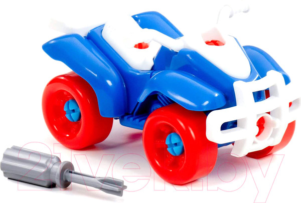 Изображение товара Игрушка-конструктор Полесье Квадроцикл / 87904 (24эл)