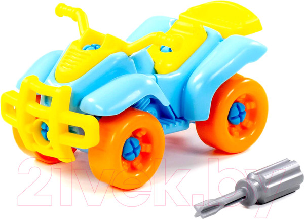 Изображение товара Игрушка-конструктор Полесье Квадроцикл / 87904 (24эл)