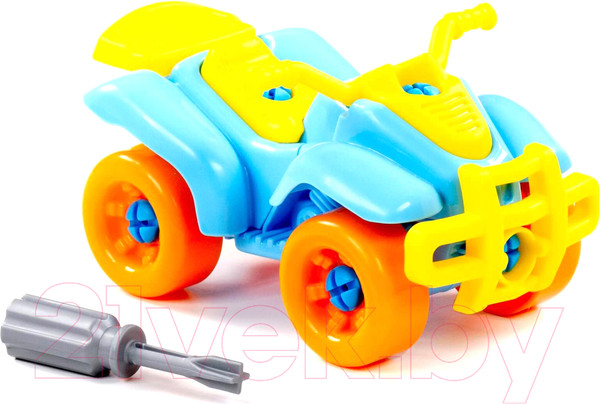 Изображение товара Игрушка-конструктор Полесье Квадроцикл / 87904 (24эл)