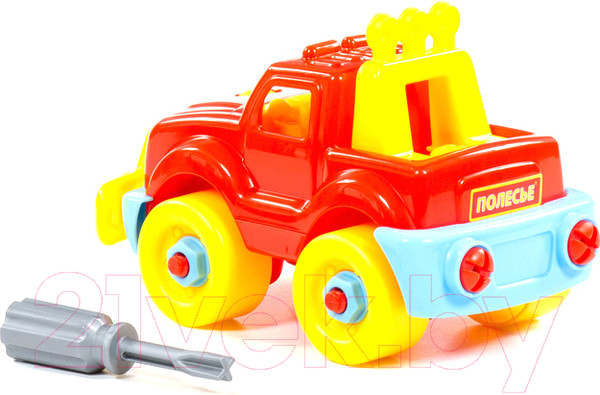 Изображение товара Игрушка-конструктор Полесье Джип / 78216 (22эл)