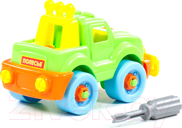 Изображение товара Игрушка-конструктор Полесье Джип / 78216 (22эл)