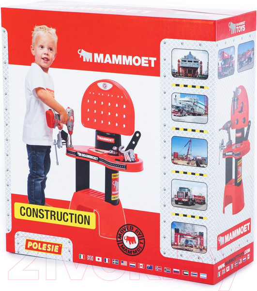 Изображение товара Верстак-стол игрушечный Полесье Мастерская Mammoet / 65322