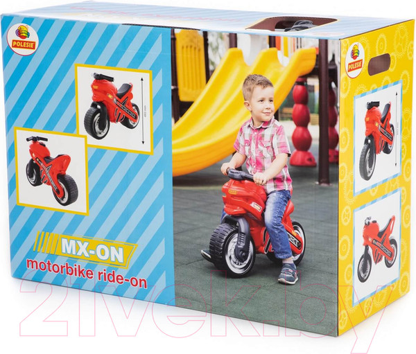 Изображение товара Каталка детская Полесье Мотоцикл МХ / 67180