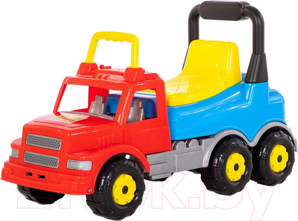 Изображение товара Каталка детская Полесье Автомобиль Буран №2 / 67128 (красный/голубой)