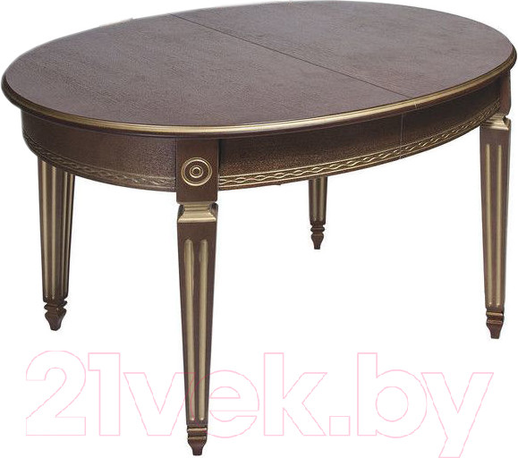 Изображение товара Обеденный стол ТехКомПро Лекс 1 (дуб/тон орех с патиной)