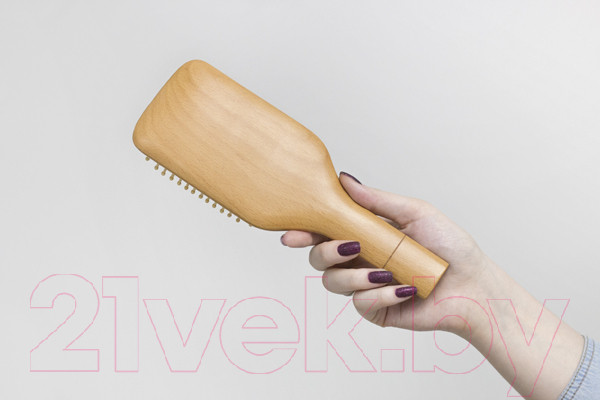 Изображение товара Расческа-массажер O'right Paddle Brush из натурального бука большая