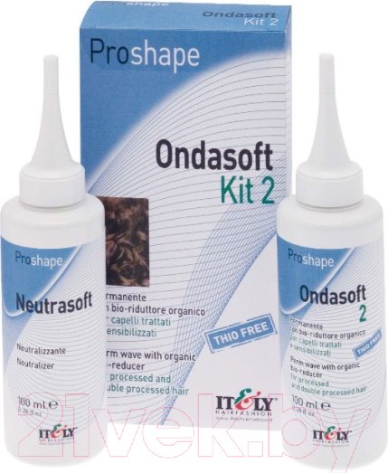 Изображение товара Набор для химической завивки Itely Kit ondasoft 2 Для ранее окрашенных волос